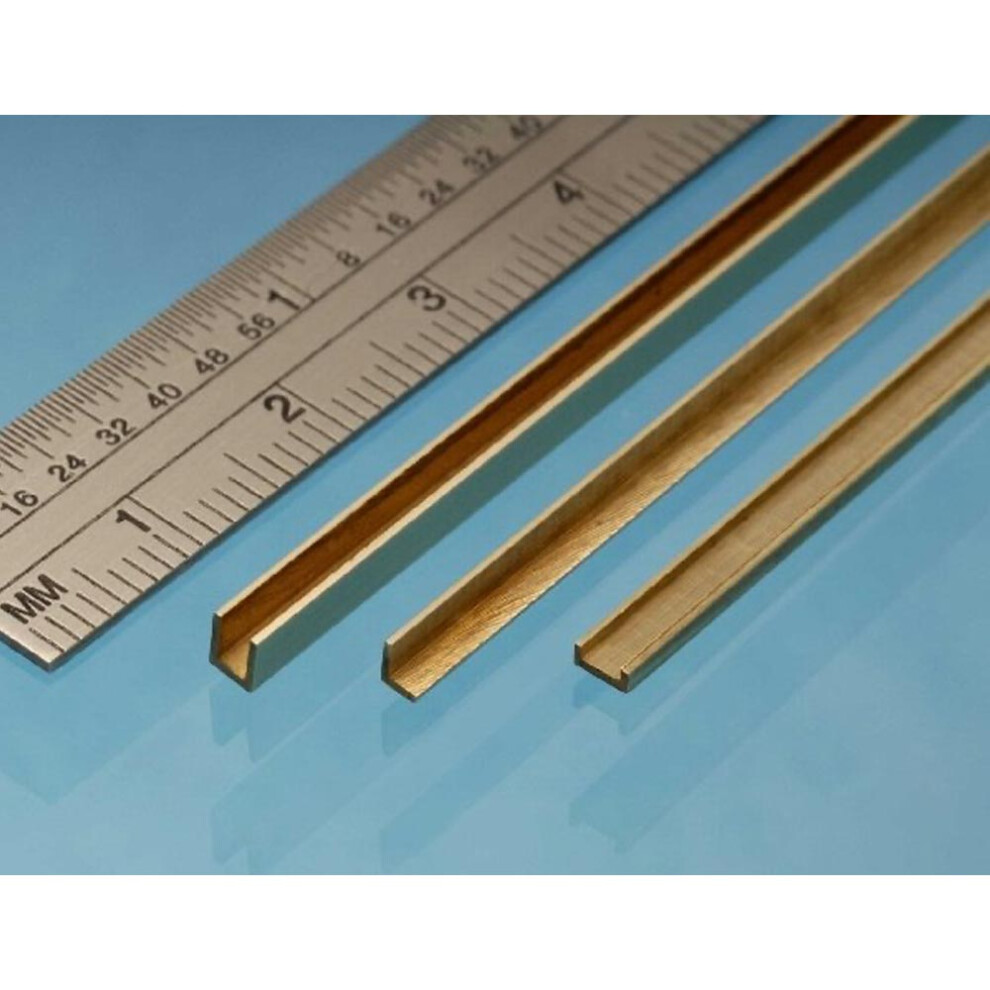 Albion Alloys Uc2 Brass U Channel 1.5 X 1.5 X 1.5Mm 5060102459835