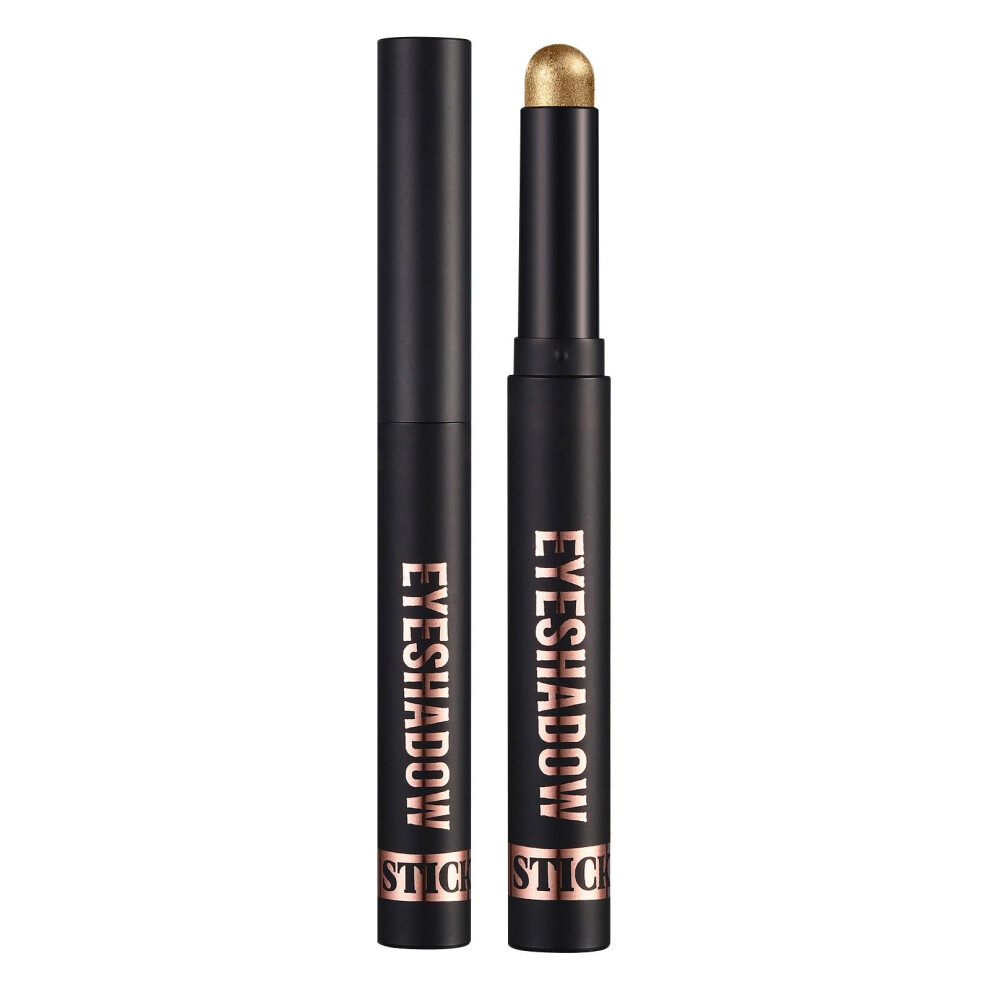 Cream Waterproof Shimmer Eyeshadow Stick, Metallic Pencil For Longlasting Smooth Eye Contour (#05)