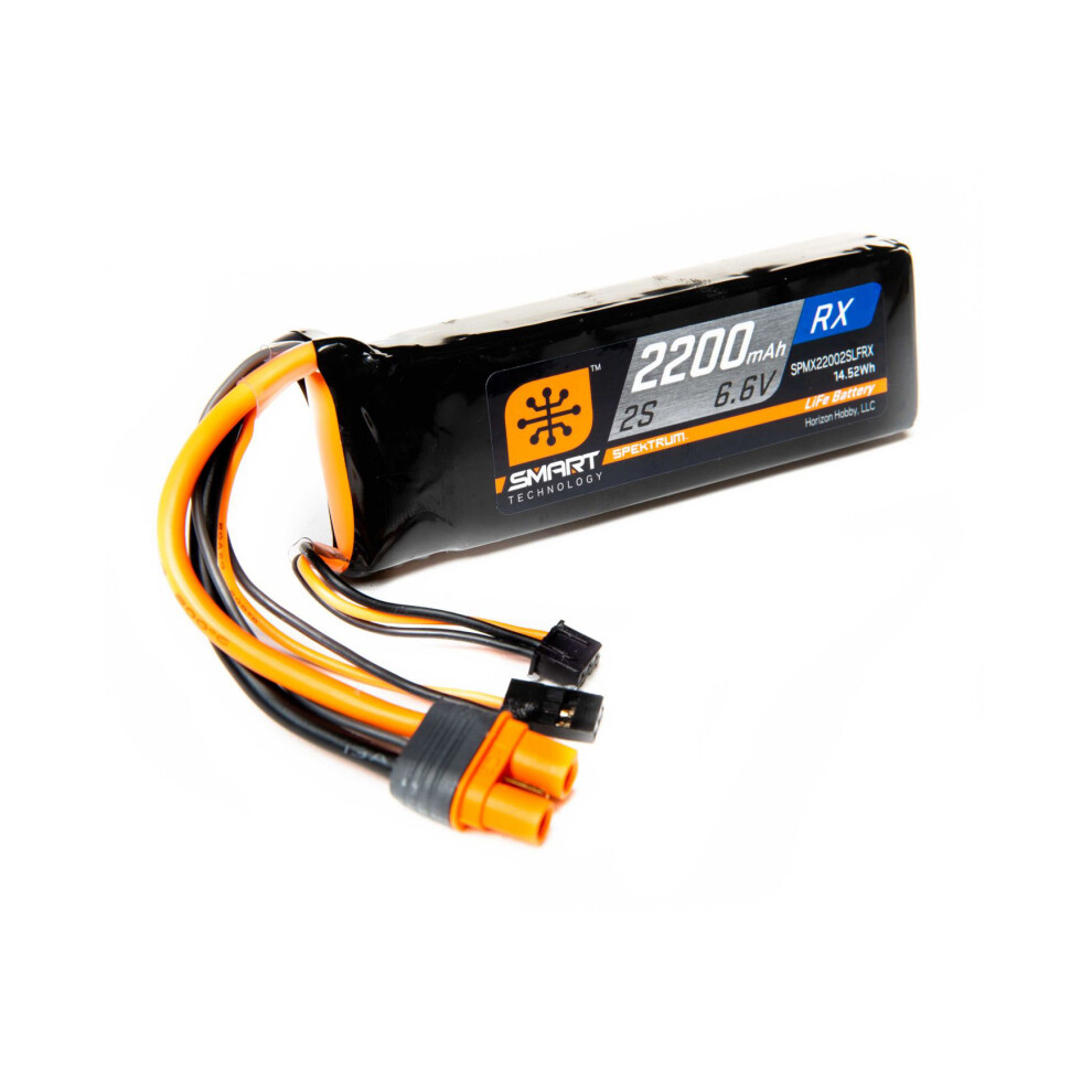 Spektrum 2200Mah 2S 6.6V Smart Life Receiver Battery; Ic3 Spmx22002slfrx 605482418482