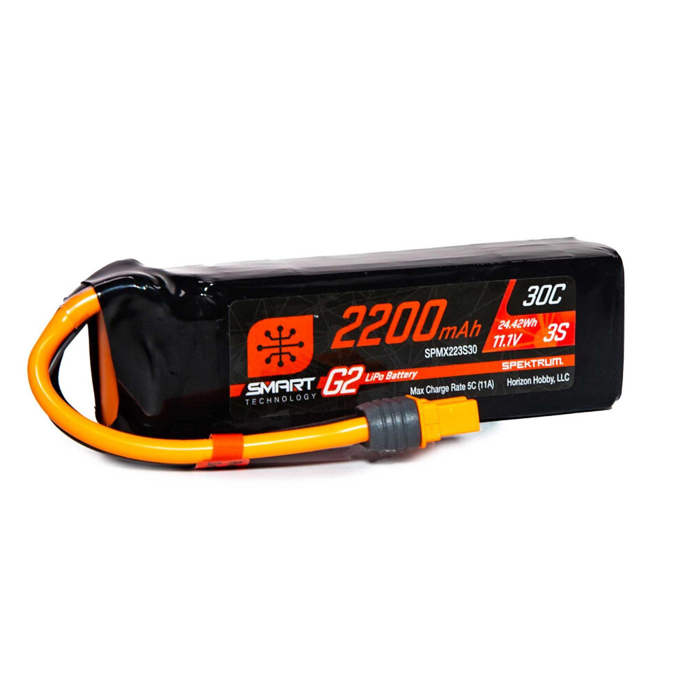 Spektrum 2200Mah 3S 11.1V Smart G2 30C Ic3 Spmx223s30 605482719466
