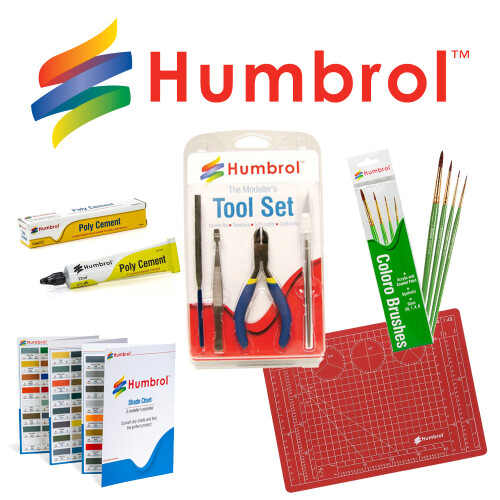 Humbrol Humbrol Model Kit Starter Bundle - Tools, Cement & Brushes