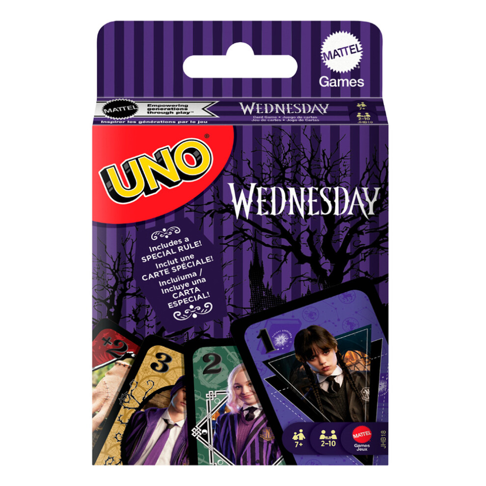 Uno Wednesday Card Game Mattel
