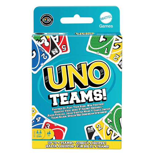 UNO UNO Teams Card Game Mattel