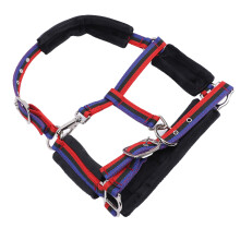 Cabestro de nylon para caballo con broches de barbilla y garganta 1.1-1.3m