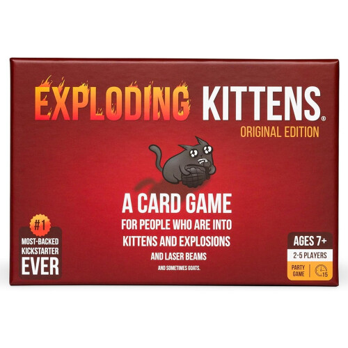 Exploding Kittens Exploding Kittens Original Edition Card Game - Age 7+