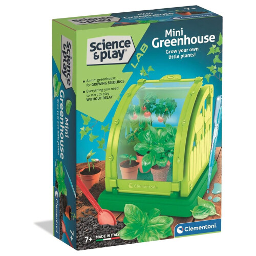 Clementoni Clementoni Science & Play Lab: Mini Greenhouse STEM Set Age 7+