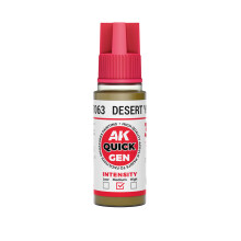 AK Interactive Quick Gen 17063 Desert Yellow 18ml Acrylic Paint