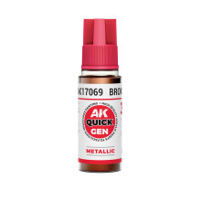 AK Interactive Quick Gen 17069 Bronze 18ml Acrylic Paint