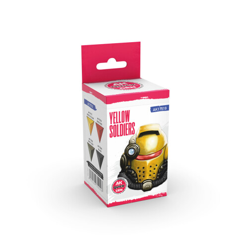 AK Interactive Quick Gen 17519 Yellow Soldiers Acrylic Paint Set 2