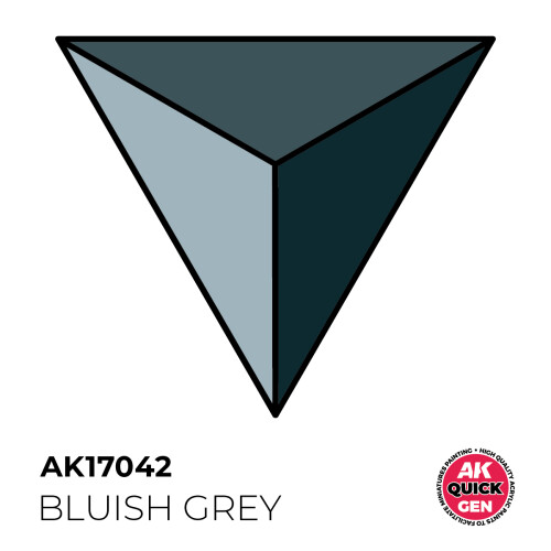 AK Interactive Quick Gen 17042 Bluish Grey 18ml Acrylic Paint 2
