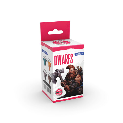 AK Interactive Quick Gen 17510 Dwarfs Acrylic Paint Set 2
