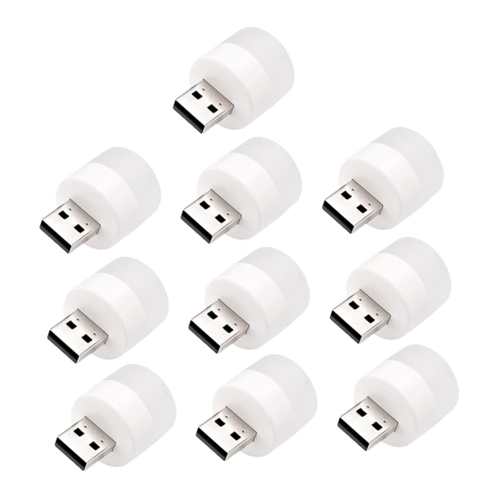10Pcs Usb Led Plugandplay Energy Saving Mini Lamp For Bedroom And Car Interior Light 9113335820104