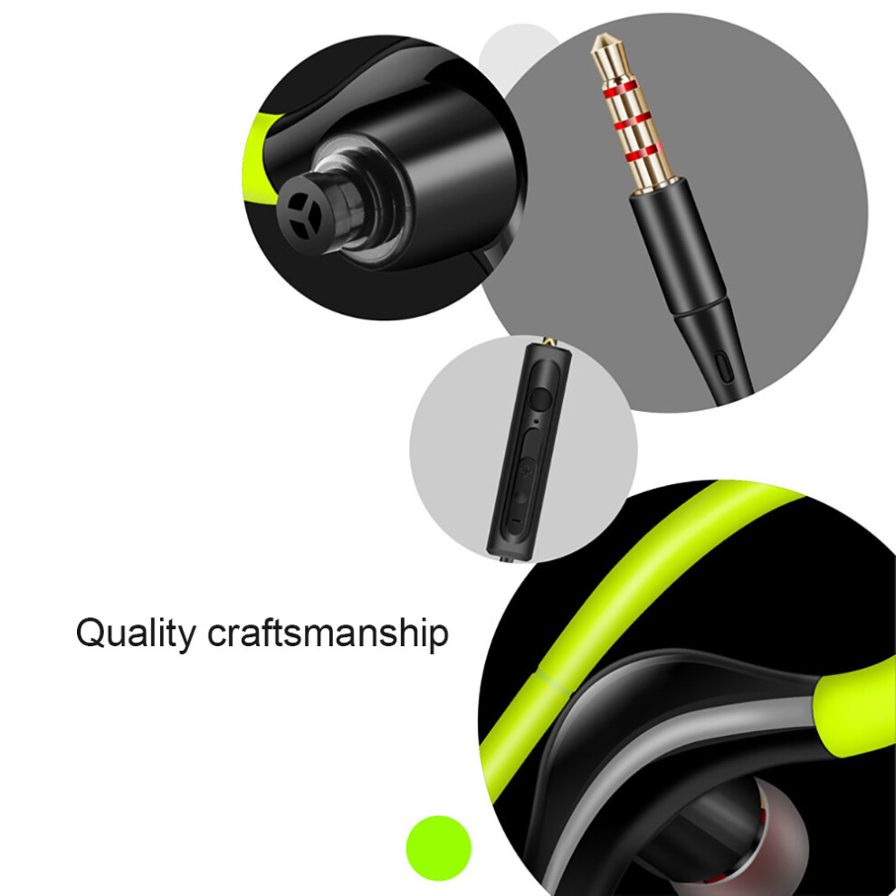 S760 Sport Wired Earphones 3.5Mm Stereo Sweatproof Headset With Mic 7901390125898