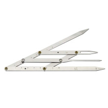 Eyebrow Measuring Tool Golden Ratio Calipers Stainless Steel Adjustable for Microblading and Makeup