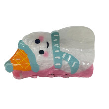 Hair Claw Clip Acrylic 8cm Cute Cartoon Animal Design for Girls NonSlip Grip Ponytail Styling