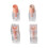 Empty Lipstick Tubes Pink Gradient Crystal Acrylic Refillable Lip Balm Containers for DIY 5