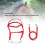 Modelo brida de nylon para caballo S roja para ponis 8