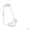 Beliani LED Desk Lamp CORVUS with Dimmer Metal Black 4