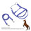 Blue Nylon Bridle Rope, Model Rope, Size L Cap 3
