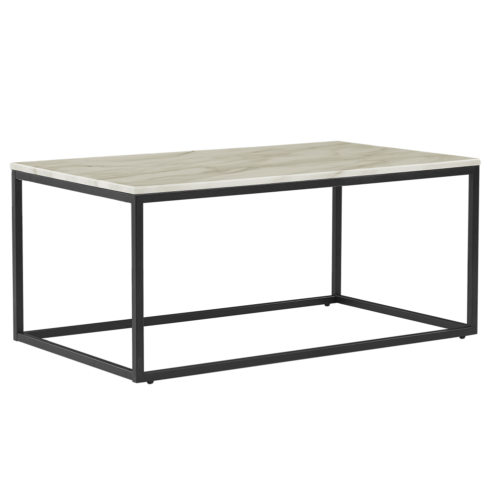 Coffee Table DELANO Marble/ Black