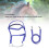 Brida de nylon para caballo azul S ajustable 5