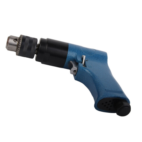 Air Pressure Operation Reversible Drill Heavy Duty Variable Speed Trigger Ergonomic Design Lightweight Durable Anvil Base Tool