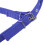 Brida de nylon para caballo azul S ajustable 7