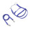 Brida para caballo S Azul 1.3m Cabestro ajustable 16