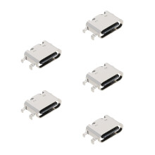 USB Type C Charging Port Replacement for Alcatel 1T 10 8092 Tablet, Durable 4Pin Connector 5PCS