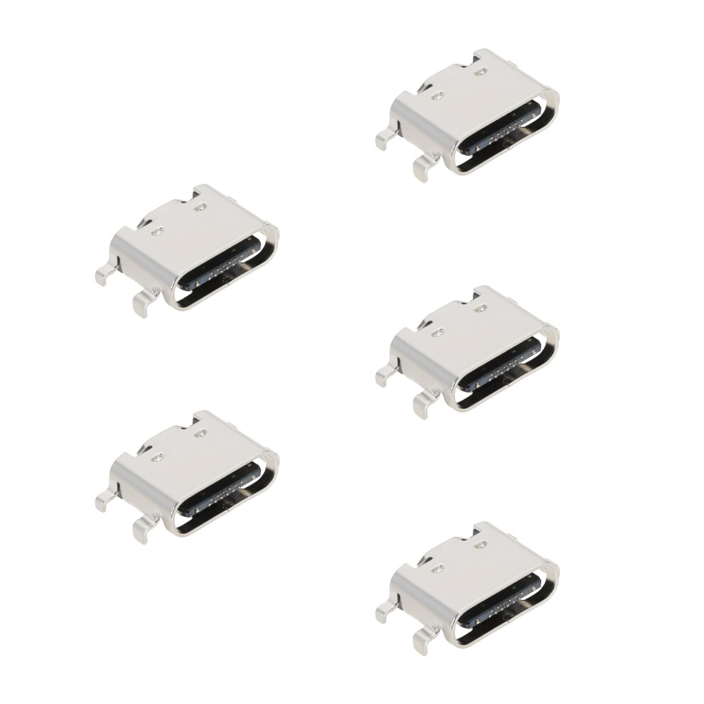 Usb Type C Charging Port Replacement For Alcatel 1T 10 8092 Tablet, Durable 4Pin Connector 5Pcs 9092120531015