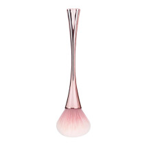 Nail Dust Brush with Soft Bristles Rose Gold Finish for Acrylic Nails Manicure Cleaning