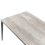 Beliani Garden Dining Table SOVARETO 180 cm 90 cm Wood-like Light Grey 5