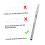 Eyebrow Mapping Pen Set with Ruler for Precise Microblading and Professional Tattoo Skin Marking 2