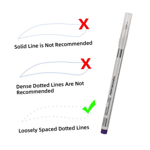 Eyebrow Mapping Pen Set with Ruler for Precise Microblading and Professional Tattoo Skin Marking 1