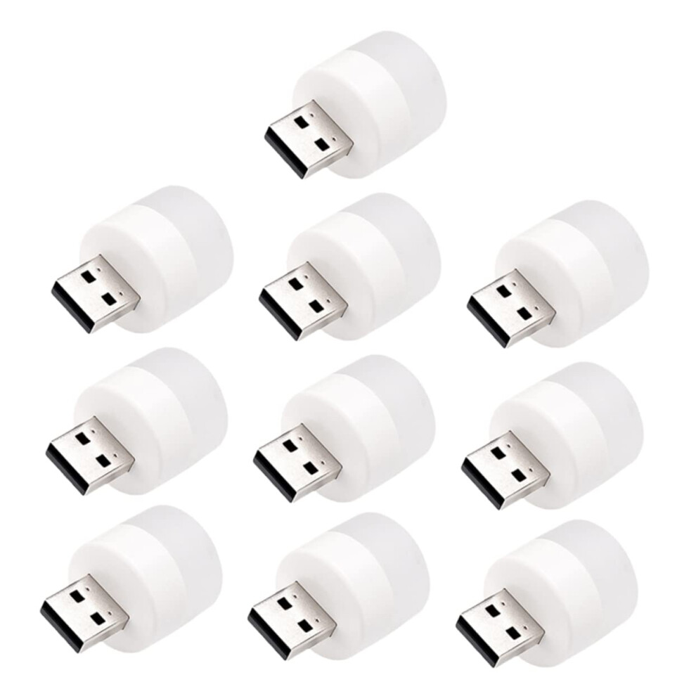 Usb Led Car Interior Set Of 10, Plugandplay, Energy Saving Ambient Lamp For Home And Office Light 9455672031301