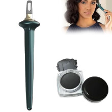 Eyeliner Tool with Ergonomic Grip, Brown Waterproof Eyeliner for Smooth Precise Lines
