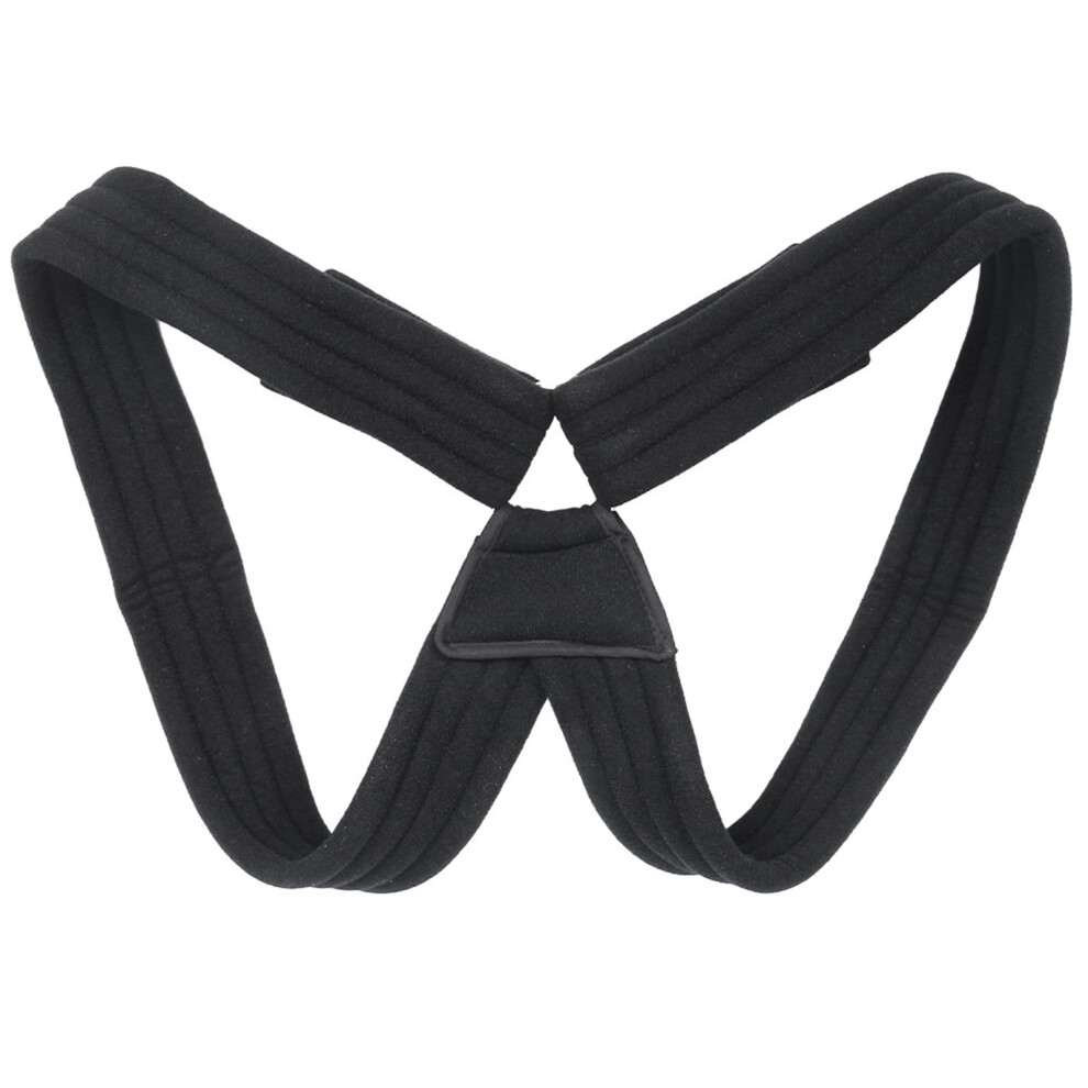 Upper Back Support Posture Corrector Breathable Design Sweat Absorption Shoulder Humpback Straightener Adjustable Straps Portable Elastic Posture