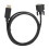 High Resolution DisplayPort To DVI Cable Gold Plated Connector Fast Data Transmission Adapter For Multiple Shielding Systems, Plug And Play 1