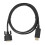 High Resolution DisplayPort To DVI Cable Gold Plated Connector Fast Data Transmission Adapter For Multiple Shielding Systems, Plug And Play 6