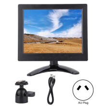Moniteur TV pour voiture, écran LCD IPS universel avec entrées HDMI et VGA, lecture multimédia USB et support mural