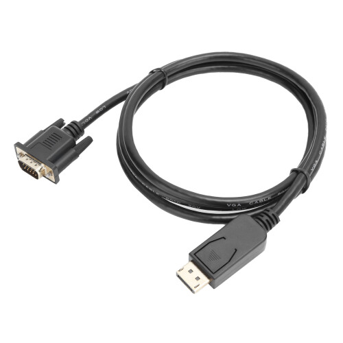 High Resolution DisplayPort To DVI Cable Gold Plated Connector Fast Data Transmission Adapter For Multiple Shielding Systems, Plug And Play 2