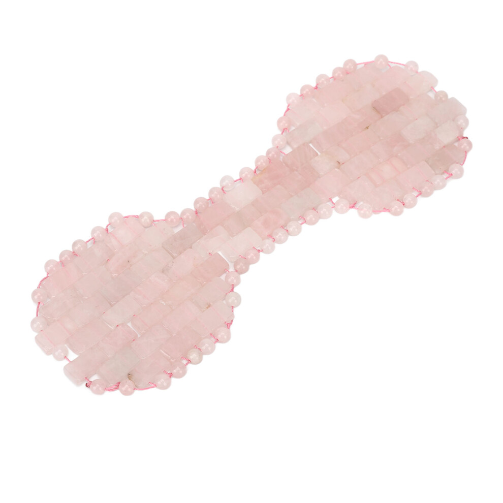 Rose Quartz Eye Mask With Facial Massage And Relieve Eye Fatigue Features For Reusable Eco Friendly Beauty Tool Hot Cold Therapy Enhance Sleep