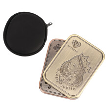 Het perfecte cadeau voor alle leeftijden: een hoogwaardige metalen fidget slider met ergonomisch ontwerp en afgeronde hoeken, een coole kantoorgadget