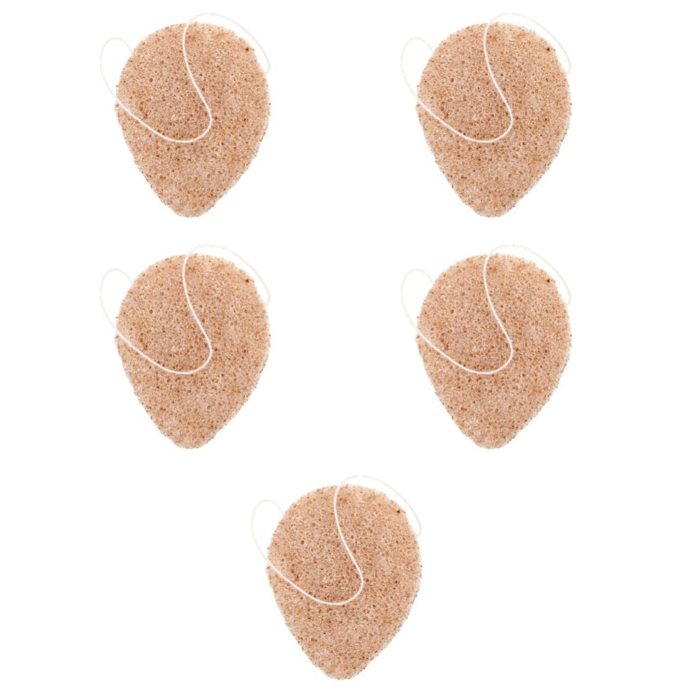 5pcs Facial Cleansing Sponge Set  Gentle Exfoliating Face Sponges for Daily Sensitive Skin Care