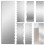 6 Pieces Stainless Steel Cake Scraper Set, Large Double Sided Cake Decorating Comb for Icing 1