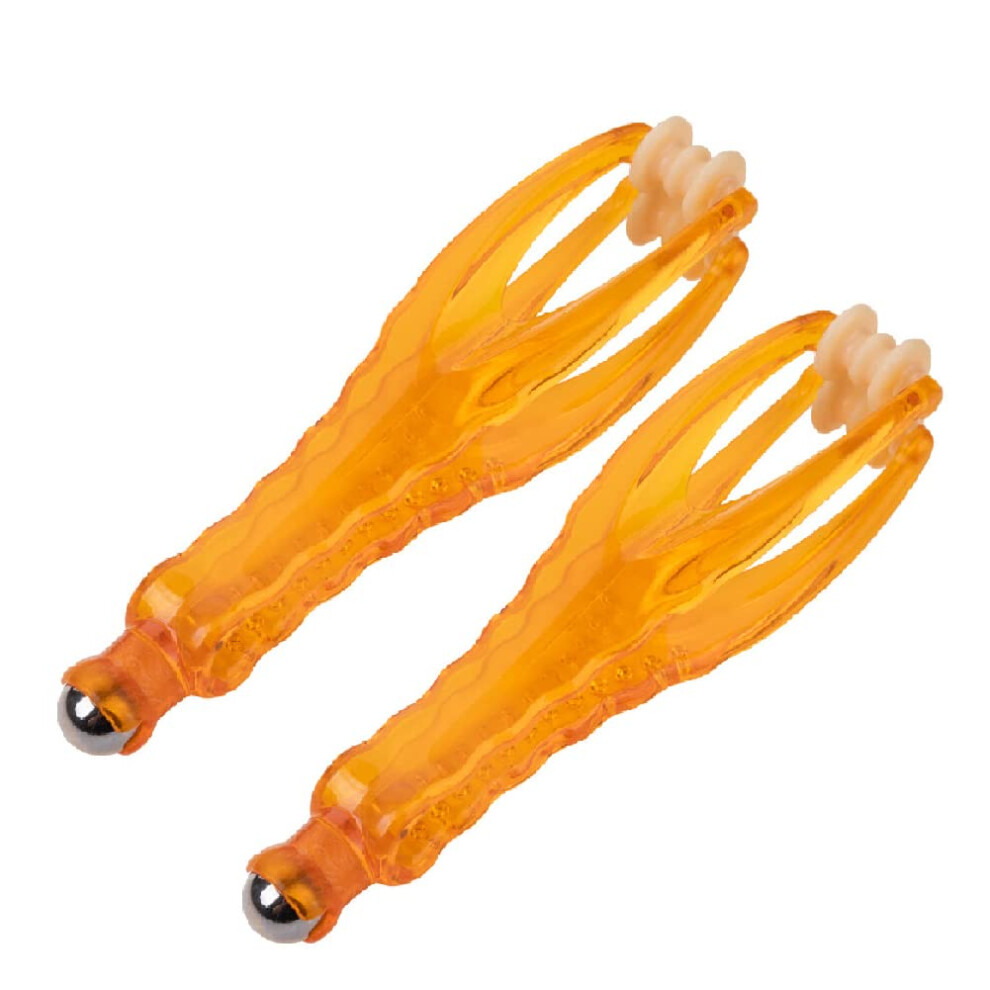 2 Pack 2 in 1 Finger Massager and Hand Massage Tool with Steel Ball for Pain and Stress Relief