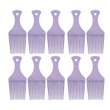 10 Pcs Wide Tooth Comb and Hair Pick Set for Curly Hair, Gentle Detangling, Root Lift, Travel Size