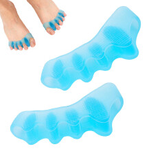 2pcs Silicone Toe Separators for Overlapping Toes, Soft Gel Spacers for Pedicure and Foot Alignment