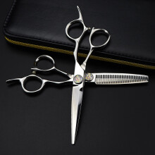 Professional Hair Cutting Scissors Set 6 Inch Carbon Stainless Steel with Sharp Blades and Comfort Grip