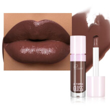 Moisturizing Lip Gloss Color 14 with Ginger Scent, Long Lasting Non Sticky Sheer Glossy Tint